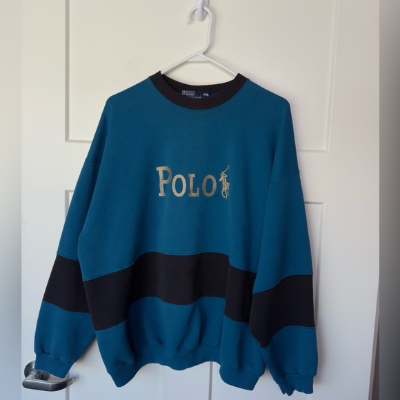 Vintage Polo Ralph Lauren Embroidered Crewneck Sweatshirt - Picture 1 of 3
